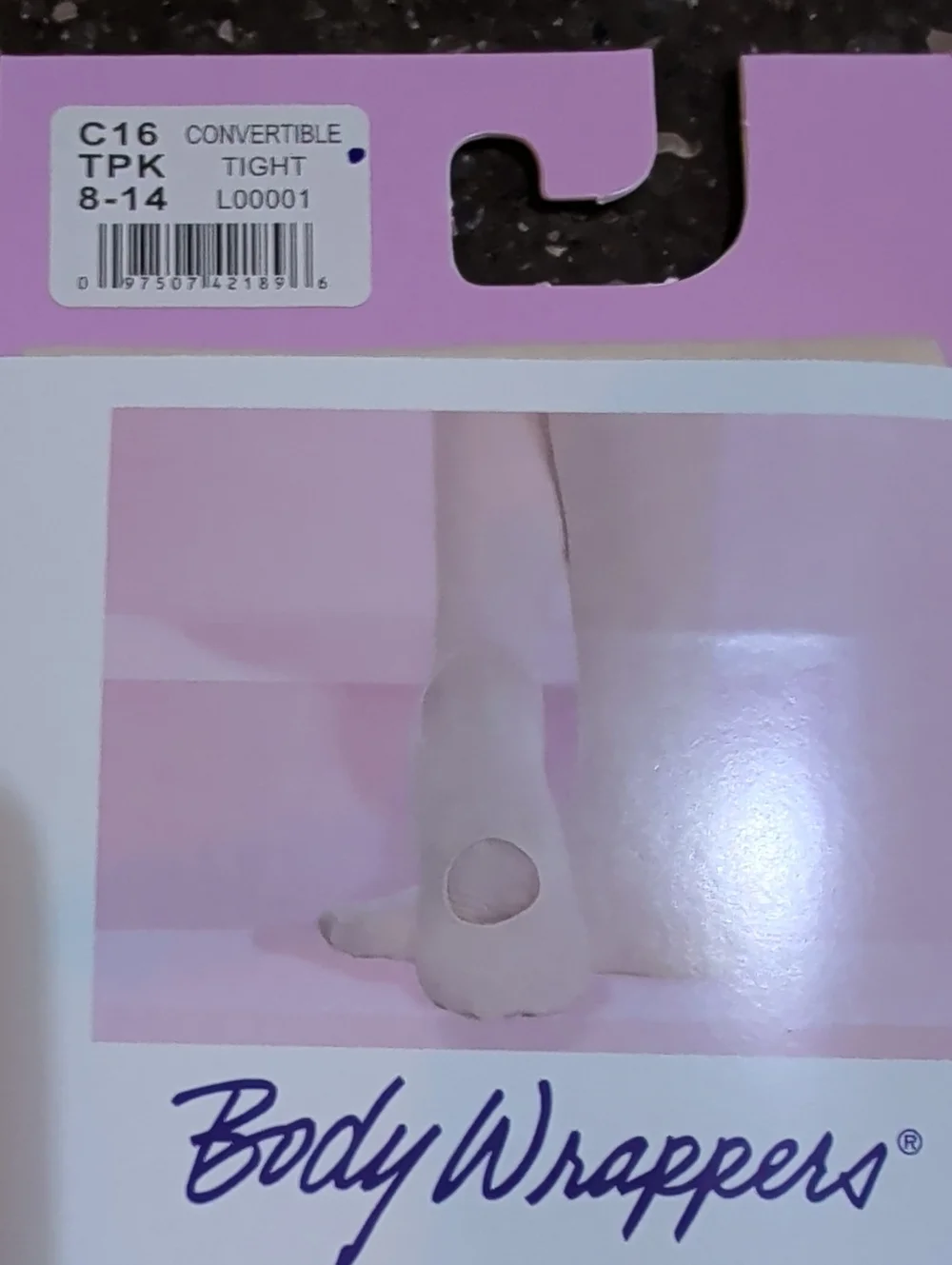 Body Wrappers Convertible Dance Tight in Light Beige